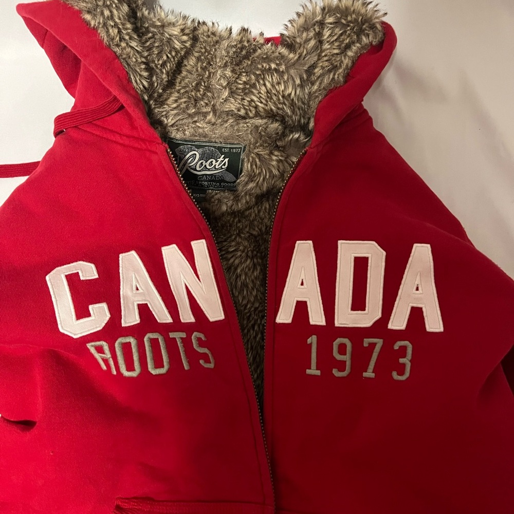 Roots Red Canada Hoodie